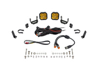 2020-2022 Polaris RZR PRO XP Off-Road Light LED Bumper 1.5 Inch Roll Bar Kit Pro Yellow SAE Fog (pair)