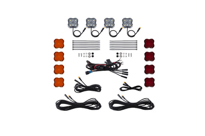 Single Color Rock Light Installer Kit 4 Pack