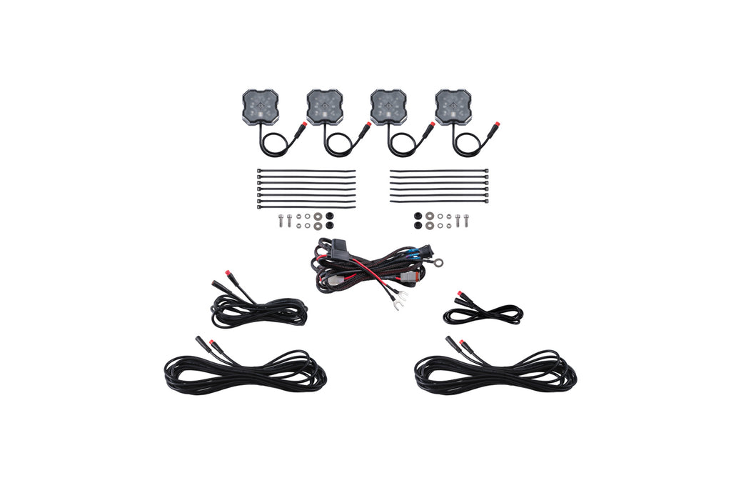 RGBW Rock Light Installer Kit 4 Pack