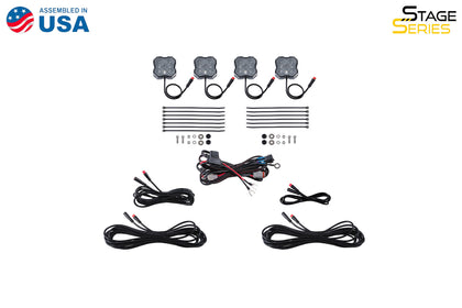 RGBW Rock Light Installer Kit 4 Pack