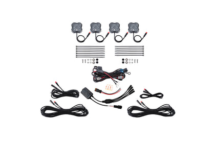 RGBW Rock Light Installer Kit W Controller 4 Pack