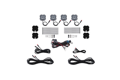 RGBW Rock Light Installer Magnet Mount Kit 4 Pack