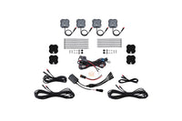 RGBW Rock Light Installer Magnet Mount Kit W Controller 4 Pack