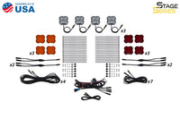 Single Color Rock Light Installer Magnet Mount Kit 12 Pack