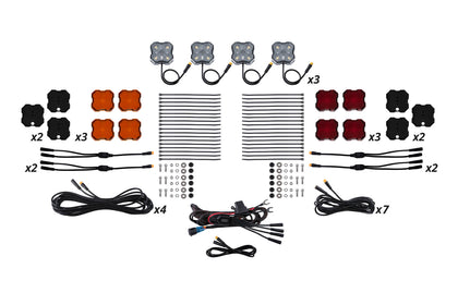 Single Color Rock Light Installer Magnet Mount Kit 12 Pack