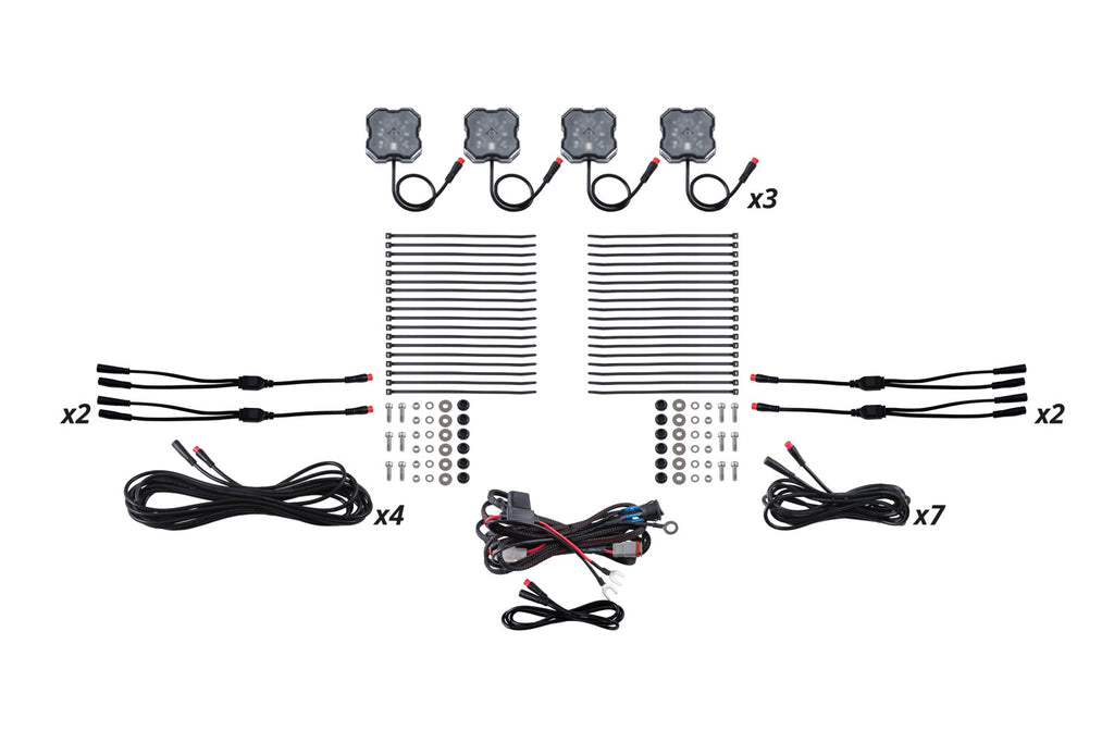 RGBW Rock Light Installer Kit 12 Pack