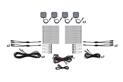 RGBW Rock Light Installer Kit 12 Pack