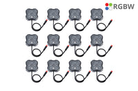 RGBW Rock Light Installer Kit W Controller 12 Pack