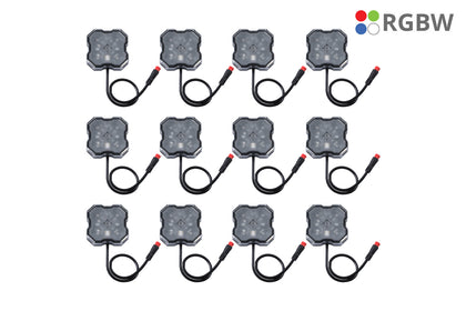 RGBW Rock Light Installer Kit 12 Pack