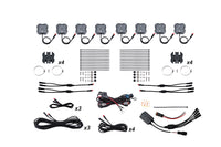 Stage Series Sxs Rock Light Installer Kit RGBW M8 W Controller 8 Pack