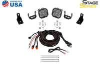 2022-2024 Ford Maverick Off-Road Light Stage Series Ditch Light Kit SS3 Pro White Combo