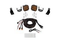 2022-2024 Ford Maverick Off-Road Light Stage Series Ditch Light Kit SS3 Pro Yellow Combo