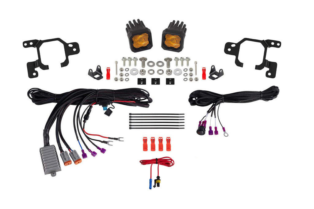 SSC1 Add On LED Fog Light Kit SAE Fog For 2023-2026 Chevrolet Colorado Yellow