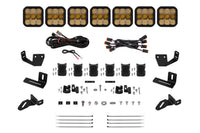 SS5 7 Pod Crosslink Mounting Kit For Prinsu Sherpa Roof Racks Sport Yellow Combo