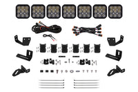 SS5 7 Pod Crosslink Mounting Kit For Prinsu Sherpa Roof Racks Sport White Driving