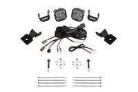 2017-2017 Polaris RZR XP 1000 EPS Velocity Blue LE Off-Road Light Stage Series SS3 A-Pillar Pod Kit Pro White Combo
