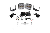 2015-2015 Polaris RZR XP 1000 EPS Desert Edition Off-Road Light Stage Series SS5 A-Pillar Pod Kit Sport White Combo