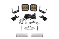 2018-2018 Polaris RZR XP 1000 EPS Ride Command Edition Off-Road Light Stage Series SS5 A-Pillar Pod Kit Pro Yellow Combo
