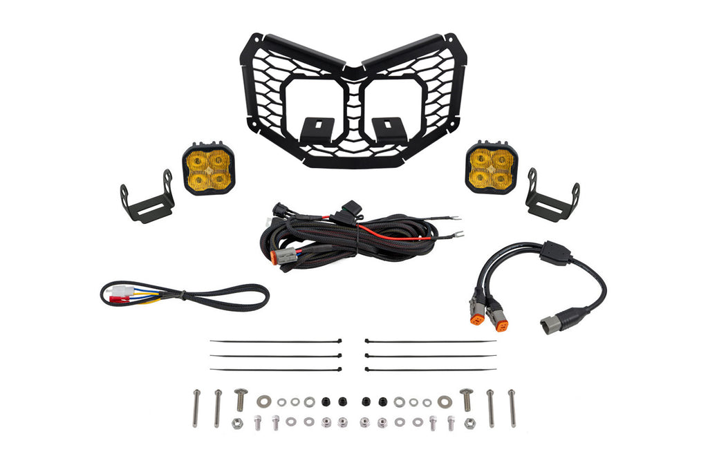 2017-2019 Can-Am Maverick X3 Max Turbo R Light Bar Mounting Kit LED Grille Kit
