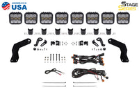2021-2025 Can-Am Maverick X3 Max DS Turbo Light Bar Mounting Kit SS5 Sport CrossLink Roof Yellow Combo Lightbar Kit