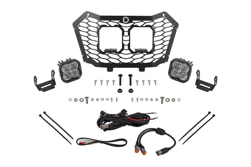 Stage Series LED Grille Kit For 2022-2025 Honda Talon Sport White Combo
