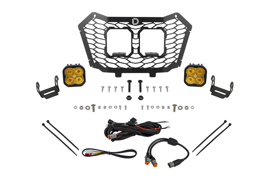 Stage Series LED Grille Kit For 2022-2025 Honda Talon Sport Yellow Fog