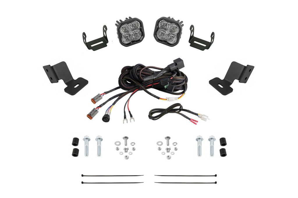 2021-2024 Honda SXS10S2RD Talon 1000R FOX Live Valve Off-Road Light Stage Series Ditch Light Kit Talon SS3 Pro White Combo