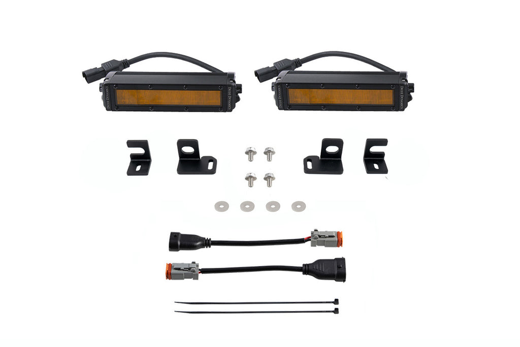 2024-2026 Toyota Tacoma Auxiliary Light LED Fog Light Kit Amber Wide