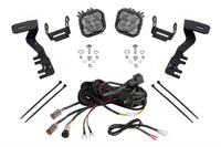 2025-2026 Toyota 4Runner Off-Road Light LED Ditch Light Kit for Toyota Tacoma/4Runner Sport White Combo