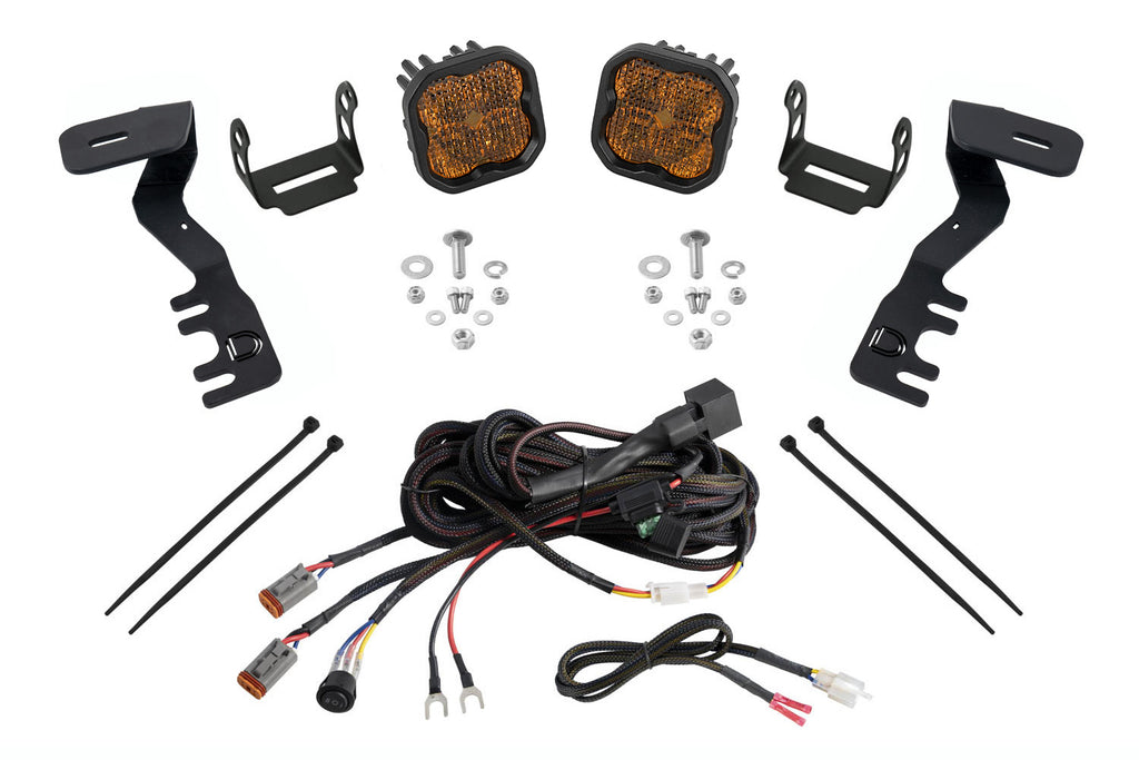 2025-2026 Toyota 4Runner Off-Road Light LED Ditch Light Kit for Toyota Tacoma/4Runner Pro Yellow Combo
