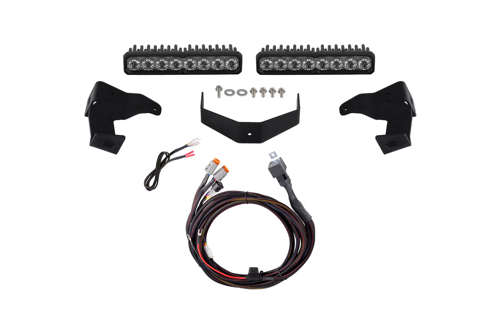 2024-2026 Toyota Tacoma Auxiliary Light Stealth Lightbar SS10 Max White Combo