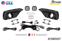 2024-2026 Ford Mustang SS3 Add-On Fog Lamp Kit EcoBoost White Pro