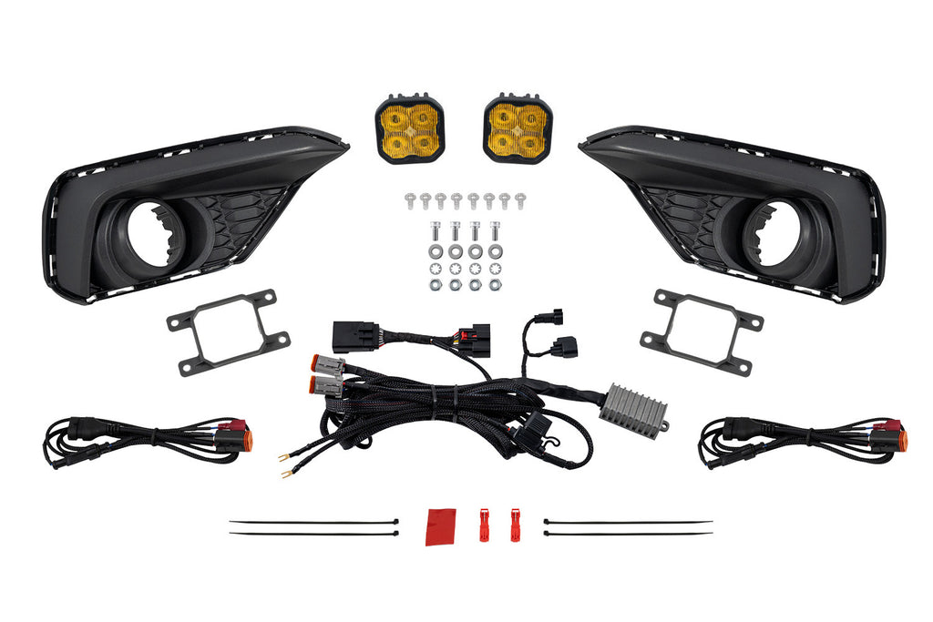 2024-2026 Ford Mustang SS3 Add-On Fog Lamp Kit EcoBoost Yellow Pro