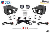 2024-2026 Ford Mustang SS3 Add-On Fog Lamp Kit EcoBoost White Max