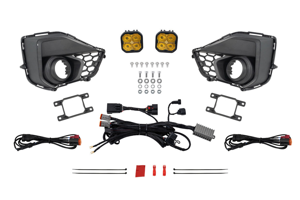 SS3 Add On Fog Lamp Kit For 2024 Ford Mustang Gt Yellow Pro