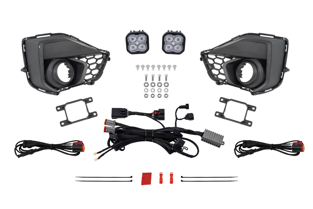 2024-2025 Ford Mustang 2024 GT SS3 Dual Color SAE Fog Lamp Kit