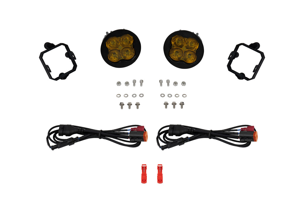 2004-2015 Nissan TITAN SS3 Pro Type NO Kit ABL Yellow SAE Fog