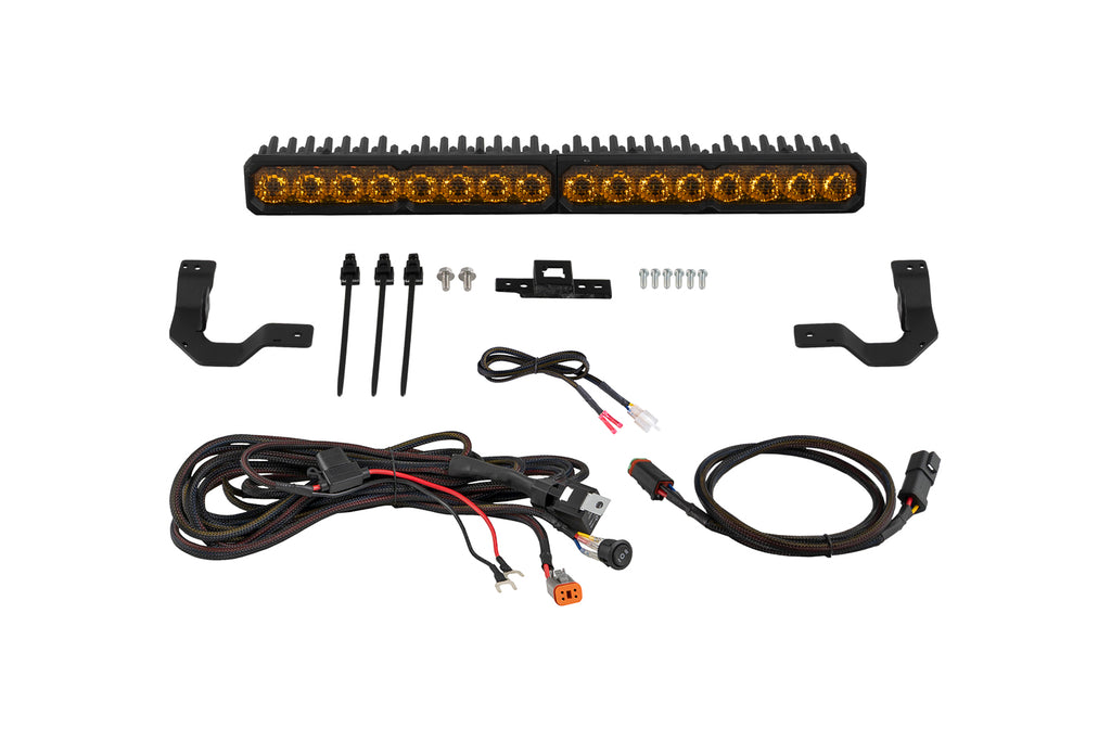 2024-2026 Toyota Tacoma Auxiliary Light TRD Grille Lightbar SS20 Pro Yellow Combo