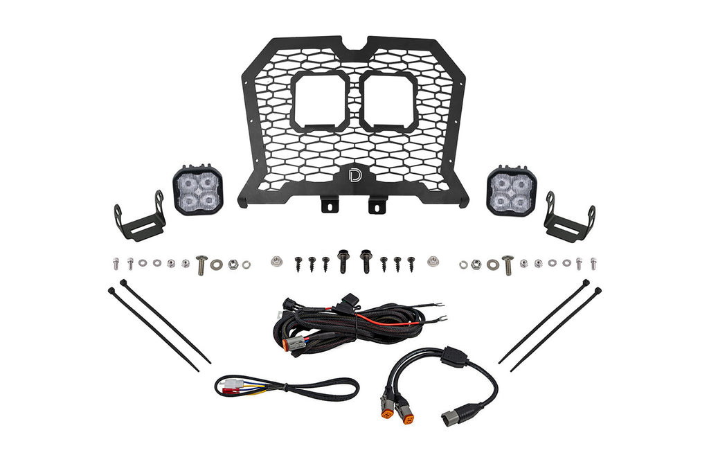 2020-2021 Polaris RZR XP Turbo Off-Road Light LED Grille Kit