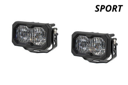 C2 2 0 Sport White Flood Standard ABL (pair)