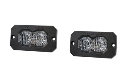 C2 2 0 Pro White Flood Flush Rbl (pair)
