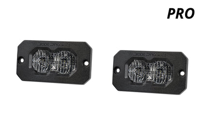 C2 2 0 Pro White Flood Flush Rbl (pair)