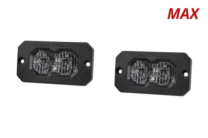 C2 2 0 Max White Combo Driving Flush Rbl (pair)