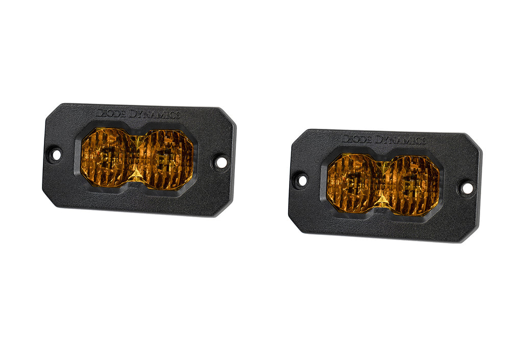 C2 2 0 Max Yellow Combo Driving Flush ABL (pair)