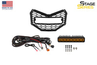 2018-2018 Can-Am Maverick X3 900 HO Light Bar Mounting Kit SS10 Grille Pro Yellow Combo