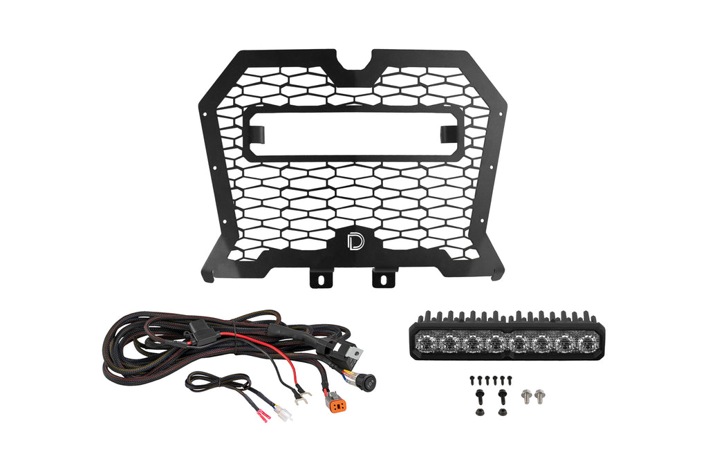 2021-2022 Polaris RZR XP 1000 Trails & Rocks Light Bar Mounting Kit 2019 SS10 Grille Kit Max White Combo