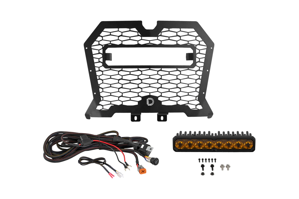 2019-2019 Polaris RZR XP 1000 EPS Light Bar Mounting Kit SS10 Grille Pro Yellow Driving