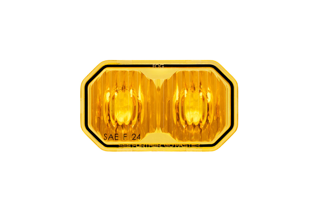 C2 2 0 Lens SAE Fog Wide Yellow