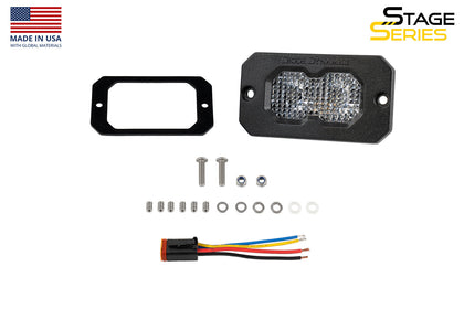 C2R White Flood Flush Mount LED Pod (one)