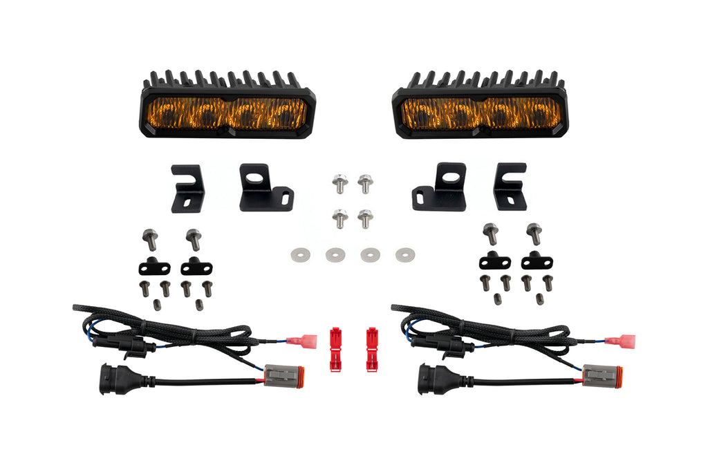 Tacoma 2024 Fog SS6 Pro LED Kit Yellow